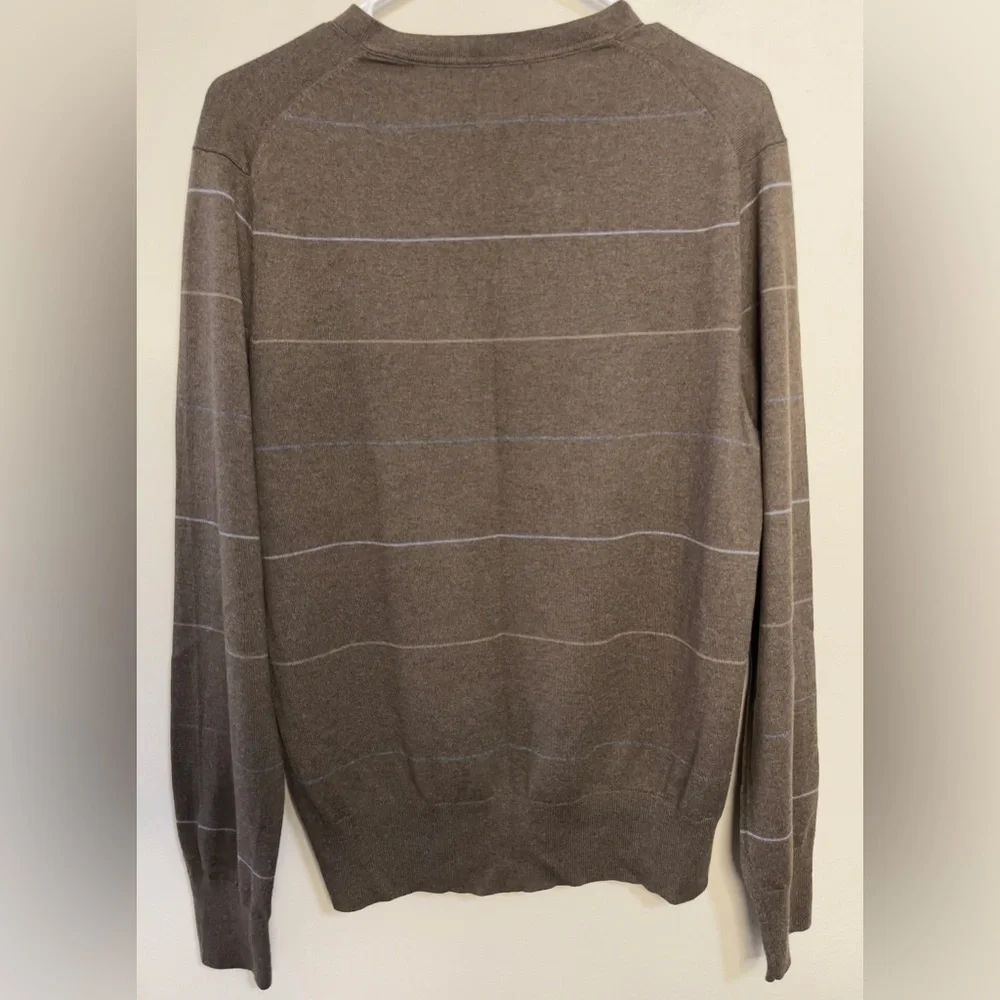 Banana Republic Men’s Silk & Cashmere Luxury Blend V- Neck Sweater Pullover Sz M
